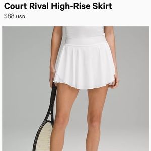 White lululemon skirt